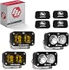 Baja Designs S2 SAE Pro Fog Pocket LED Light Kit for Ford F-150 Raptor 2021-on; Bronco Raptor 2022-on Amber