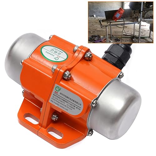 Miniatura 3 de Vibración concreta del motor de vibración 30W - 3600RPM, vibradores vibratorios asíncronos de la aleación de aluminio de la CA 110V para la
