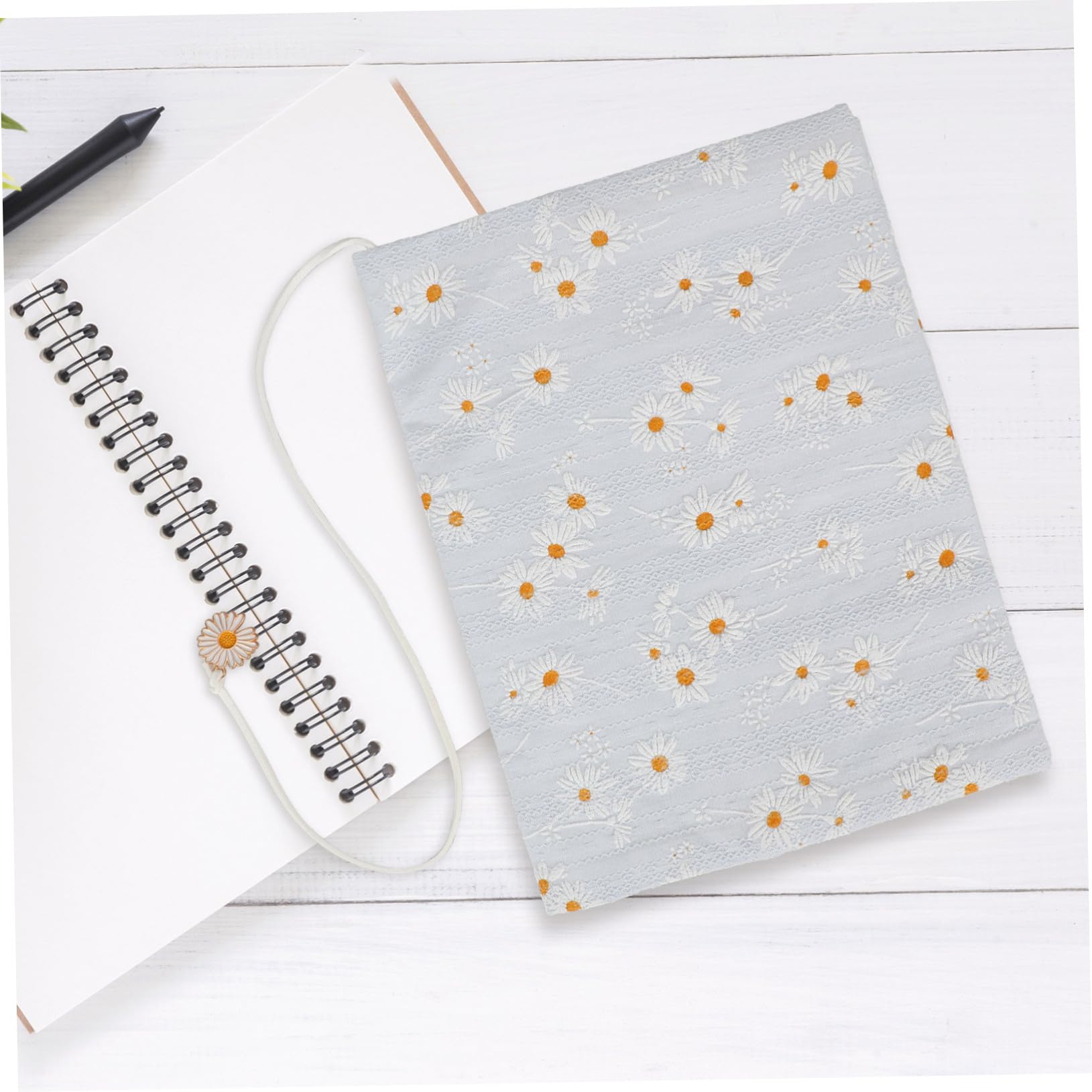 NUOBESTY 4piezas Cubierta De De Tela Para Protección De Fundas De Tela Para y Cuadernos Diseño Color Azul De