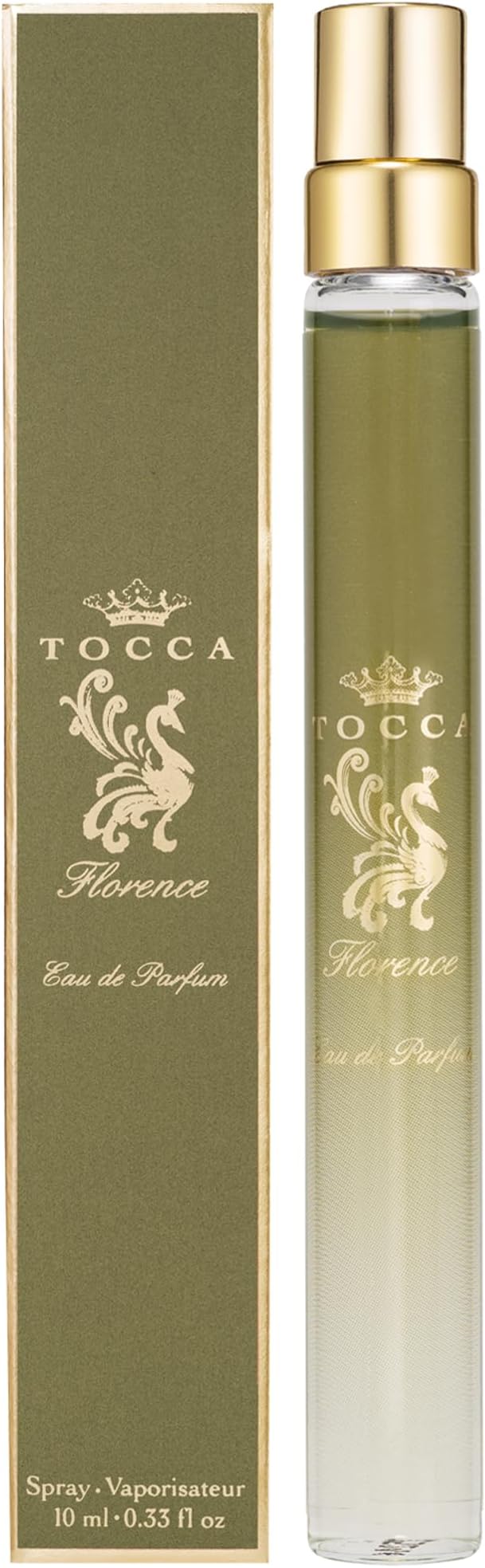 Tocca Florence Women's Perfume Travel Spray, 0.34 oz (10 ml) - Classic Floral, Bergamot, Pear, Gardenia Fragrance