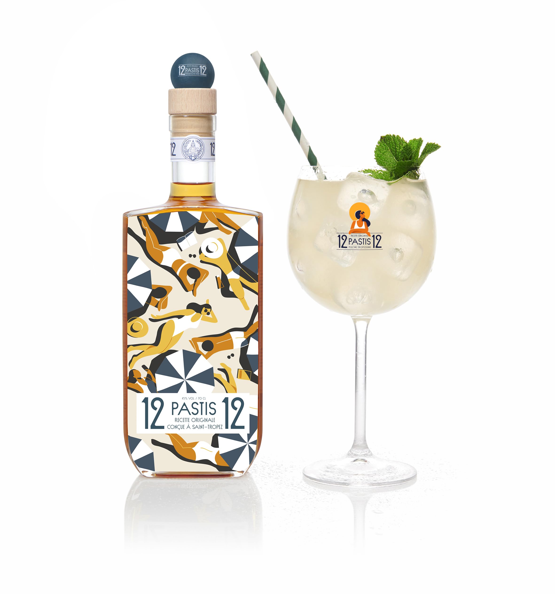 Pastis 12/12 édition Plage 45° 70cl