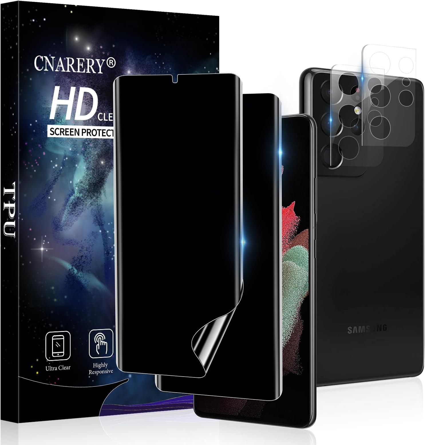 CocolyTec [3+2 Pack for Samsung Galaxy S23 Privacy Screen