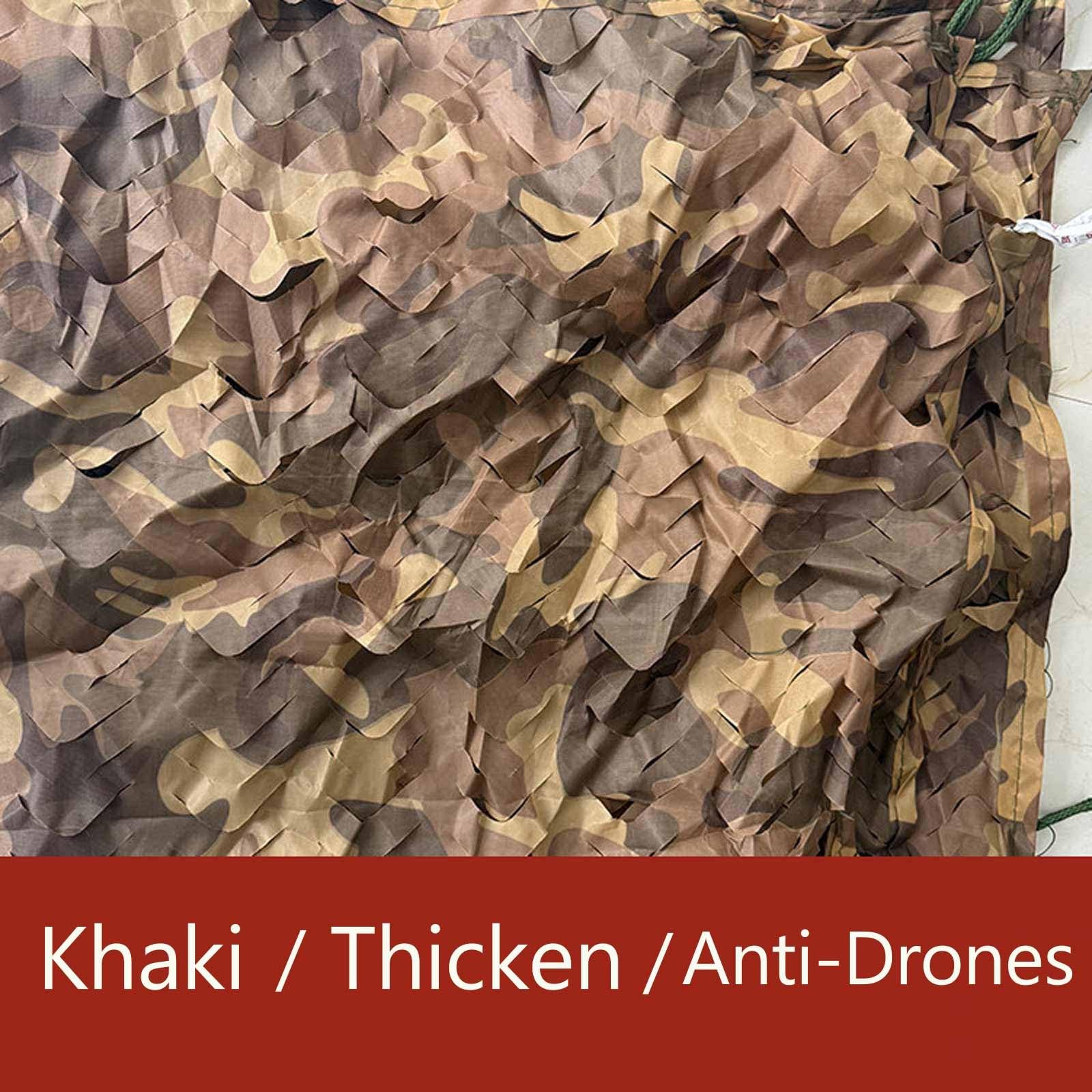 Red de protección Solar Militar portátil para Uso en Exteriores, Cubierta de Camuflaje Resistente al Agua para observación de Aves, Caza y Actividades tácticas (3,96 m x 6,11 m).