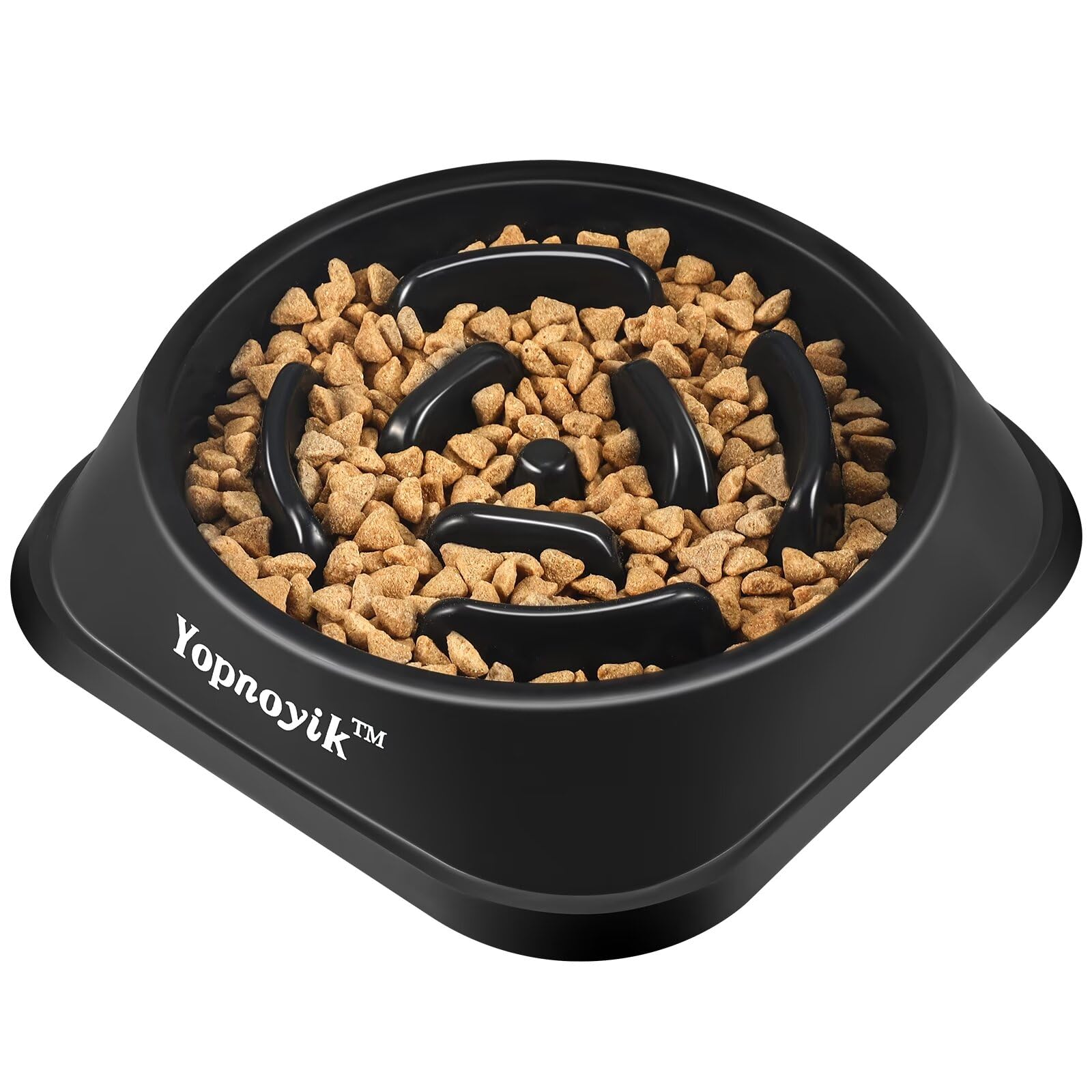 Yopnoyik Slow Feeder Dog Bowls for Healthy Eating, Non-Slip and Anti-Choking Design, Reduces Bloating & Overeating for Large Dogs, Easy to Clean
