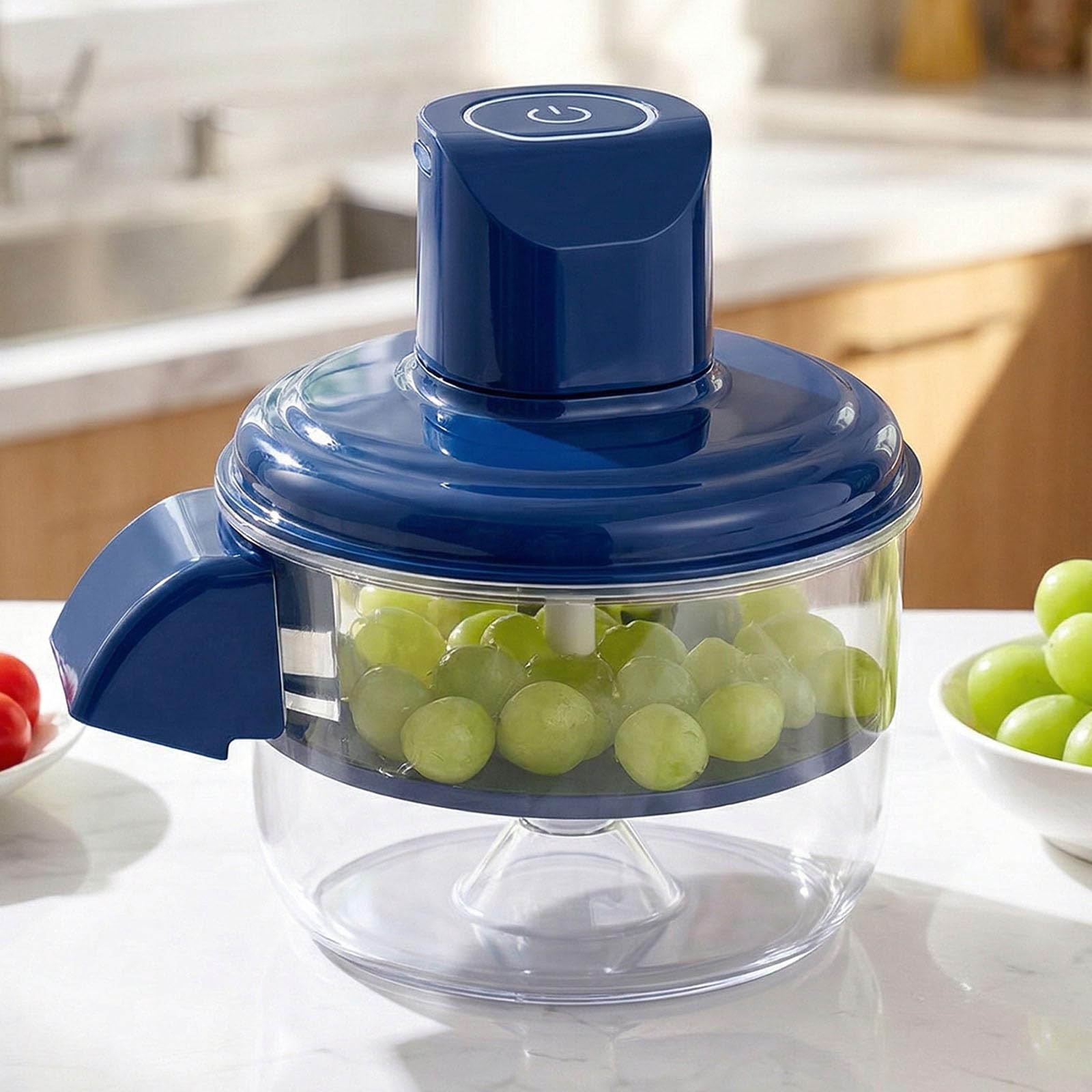 Peel Blitz - Pelador automático de frutas y verduras, pelador eléctrico de patatas y máquina peladora de ajo, máquina inalámbrica recargable para preparación de cocina