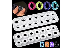 Resin Ring Molds Silicone: Versatile Designs for Stunning Epoxy Resin Craft Creations