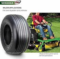 Vista 10 de WANDA One 18x7.50-8 Lawn Mower Cart Turf Tires P332 /4PR