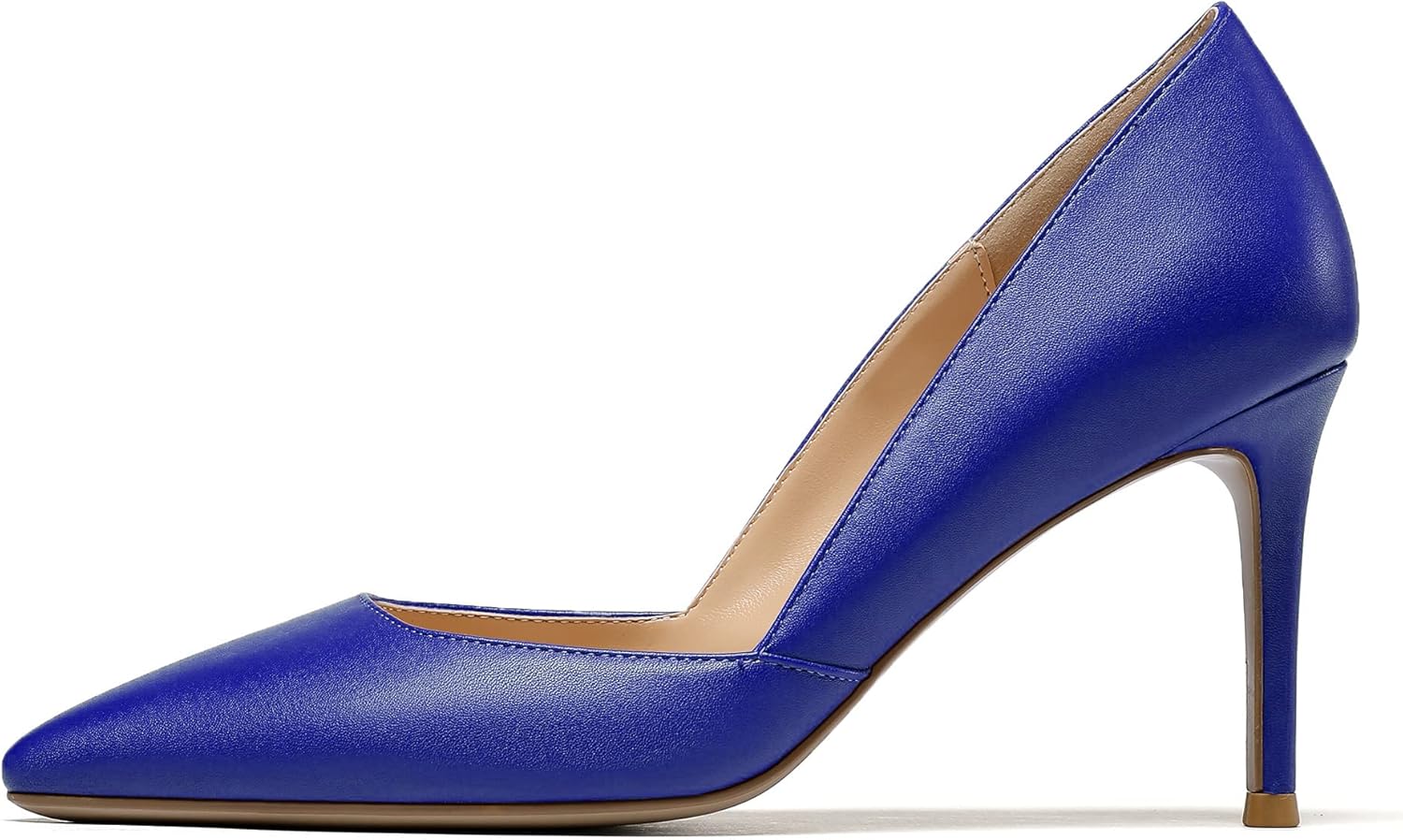 YODEKS Women's Closed Toe High Heels Stiletto Pointed Toe Elegant D'Orsay Dress Wedding Party Pumps Shoes