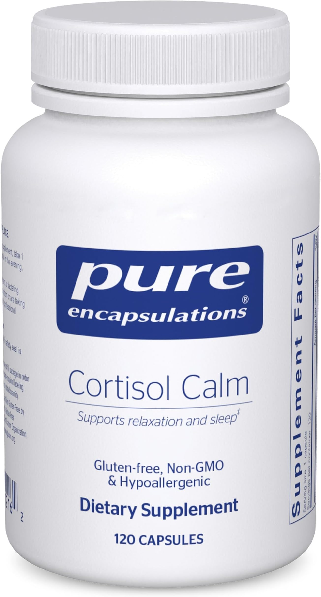 Cortisol Calm - Supports Cortisol Health & Relaxation - Contains Ashwagandha, Magnolia Bark, Rhodiola Rosea & L-Theanine - Restful Sleep* - 120 Capsules