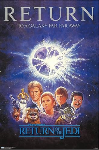 Miniatura 2 de Trends International Star Wars Return of the Jedi - Illustrated One Sheet Canvas Wall Poster