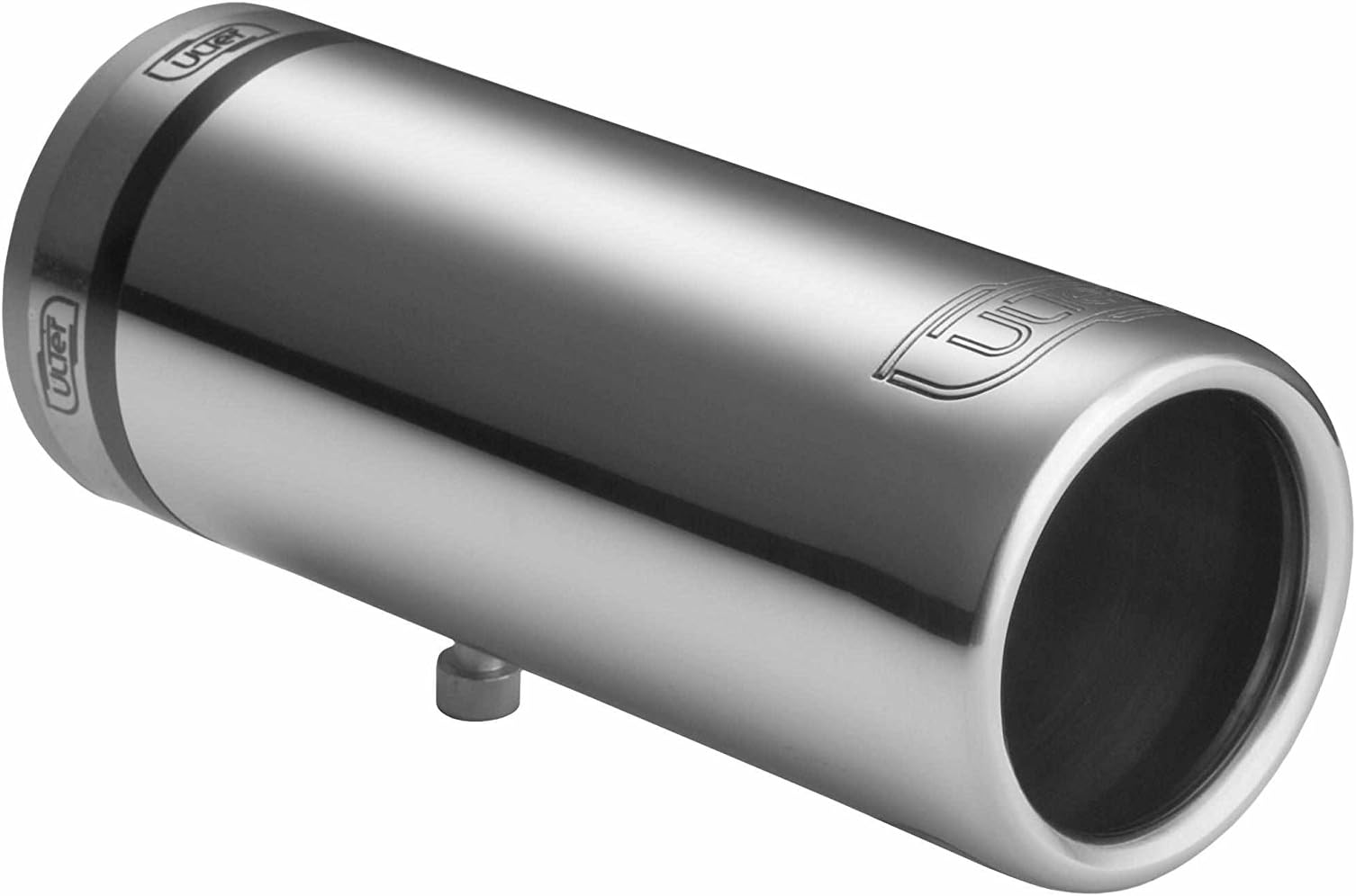Auspuff Blende Endrohr 2 X 65mm Rund Abgeschrägt Sportauspuff Optik Doppelrohr