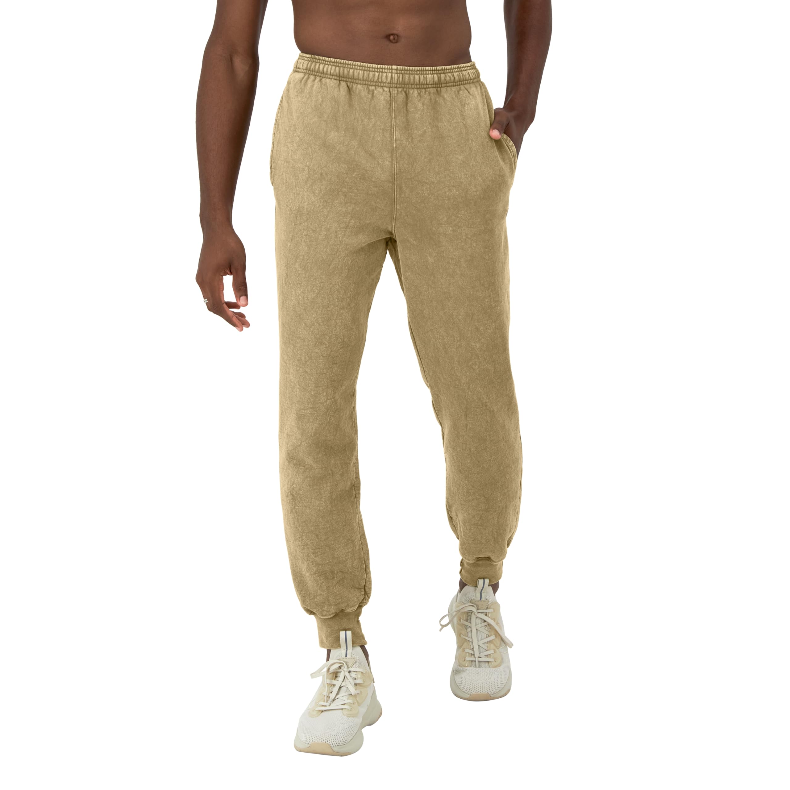Men's Sweatpants, Mineral Dye Graphic Joggers, Fleece Men's Jogger Sweatpants, 30"