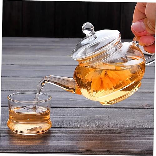 Miniatura 3 de Cabilock tetera de vidrio tetera de vidrio tetera de vidrio asiático tetera para estufa pequeña tetera floración tetera tetera transparente tetera