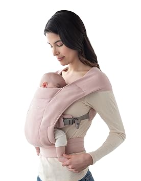 Ergobaby Embrace Baby Carrier for Newborns from Birth Extra-Soft Front Baby Carrier Ergonomic