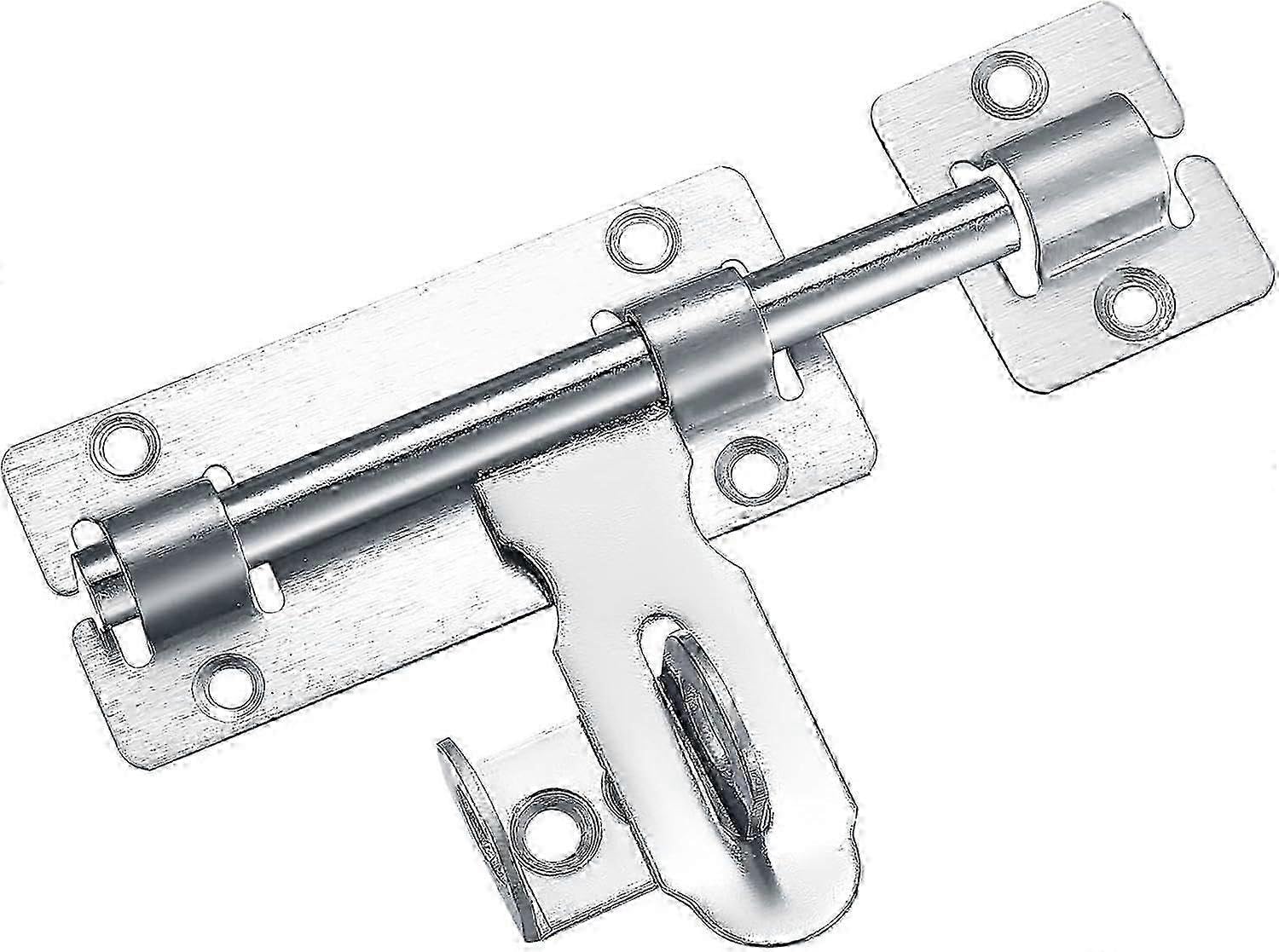 Joyhappst Image Color Door Locks, Garden Gate Locks, Stainless Steel Door Latches, Bolt Lock Gate Latch, Door Bolt Barrel Sliding Door Lock With Padlock Hole For Wooden Gat