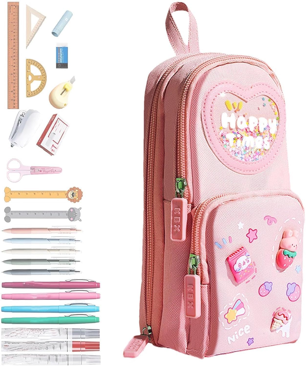 STOFFIER GARTEN 3D EVA Pencil Case Pouch - Big Kawaii Rabbit Zipper Bag for School Kids, Cute Stationery Storage Box for Pens and Pencils (B0CXY369GY) Amazon Price History, Amazon Price Tracker