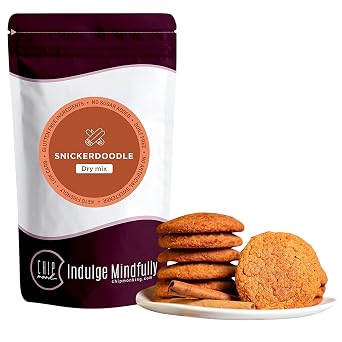 ChipMonk Snickerdoodle Keto Cookie Mix Low Carb Gluten-Free Baking Mix | Gluten-Free Almond Flour Mix Yields 20 Soft, Chewy High-Protein Low-Carb Low-Sugar Cookies; 1g Net Carb Each