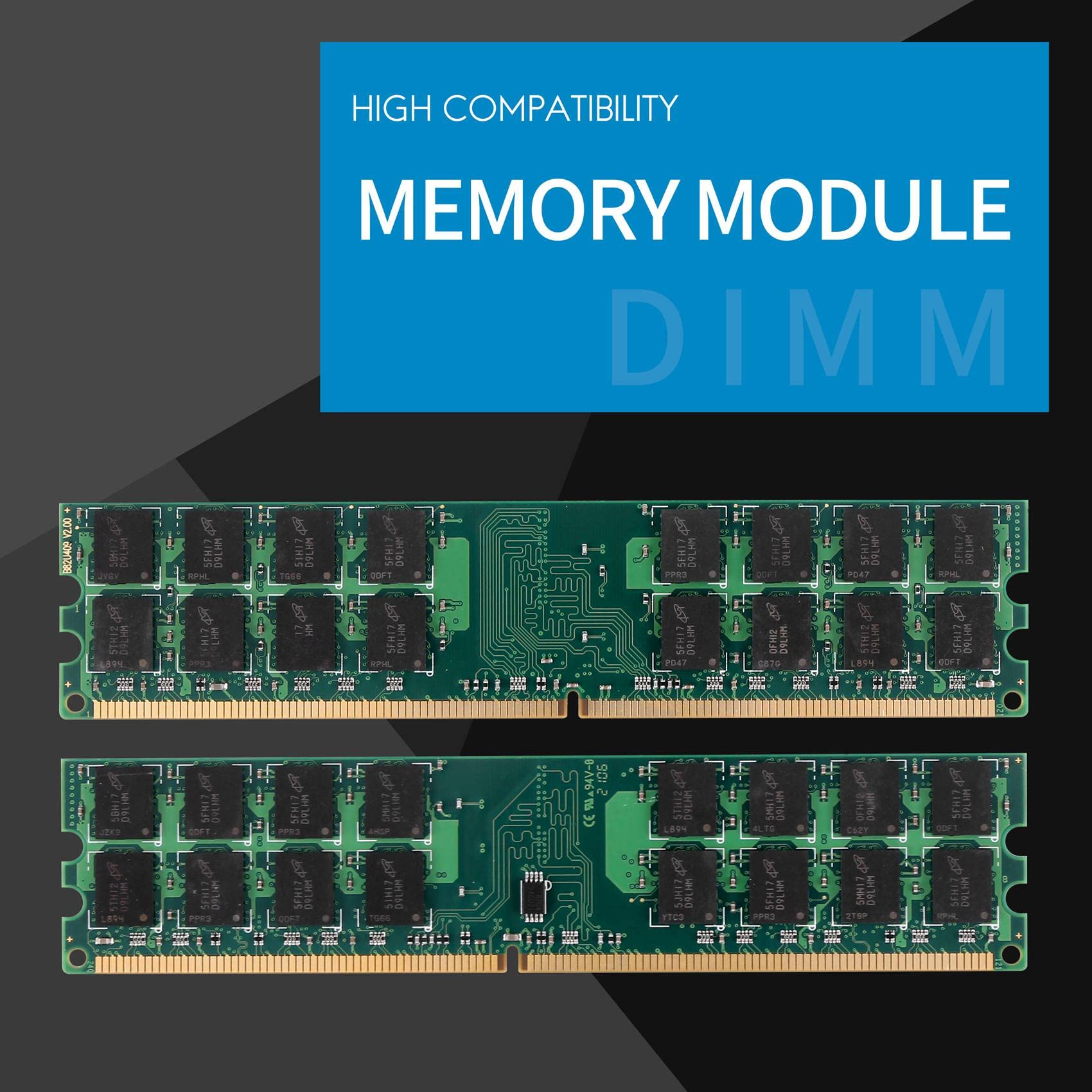 Amazon | DDR2 4GB 800MHZ PC2-6400メモリ、デスクトップ用メモリ 240