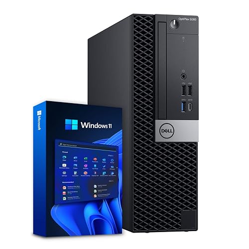 Dell OptiPlex 5060 Windows 11 Desktop PC (Renewed)