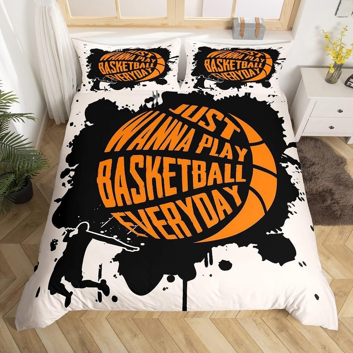 Housse de couette 200x200 basket zippée pour en finir avec la couette qui glisse