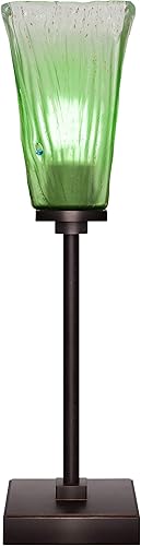 Toltec Lighting Luna - Lámpara de mesa con 1 luz en granito oscuro (54-DG-637)