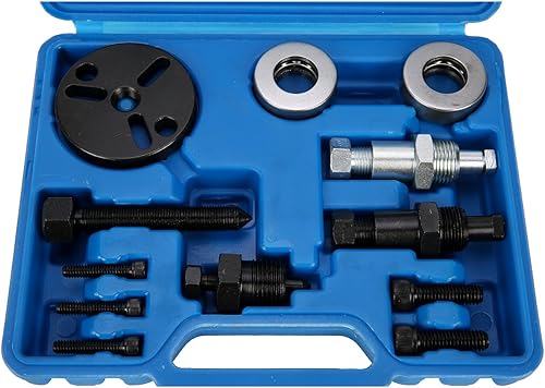 Miniatura 6 de 8MILELAKE Kit de herramientas de extracción de embrague de compresor de aire, extractor de embrague de CA, removedor de aire acondicionado