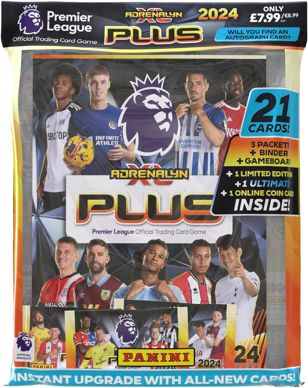 Panini Premier League 2024 Adrenalyn XL Plus Starter Pack, Mixed