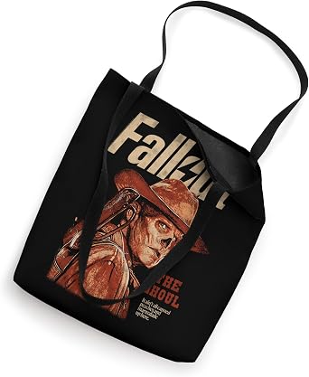 Fallout The Ghoul Silhouette Portrait TV Show Tote Bag