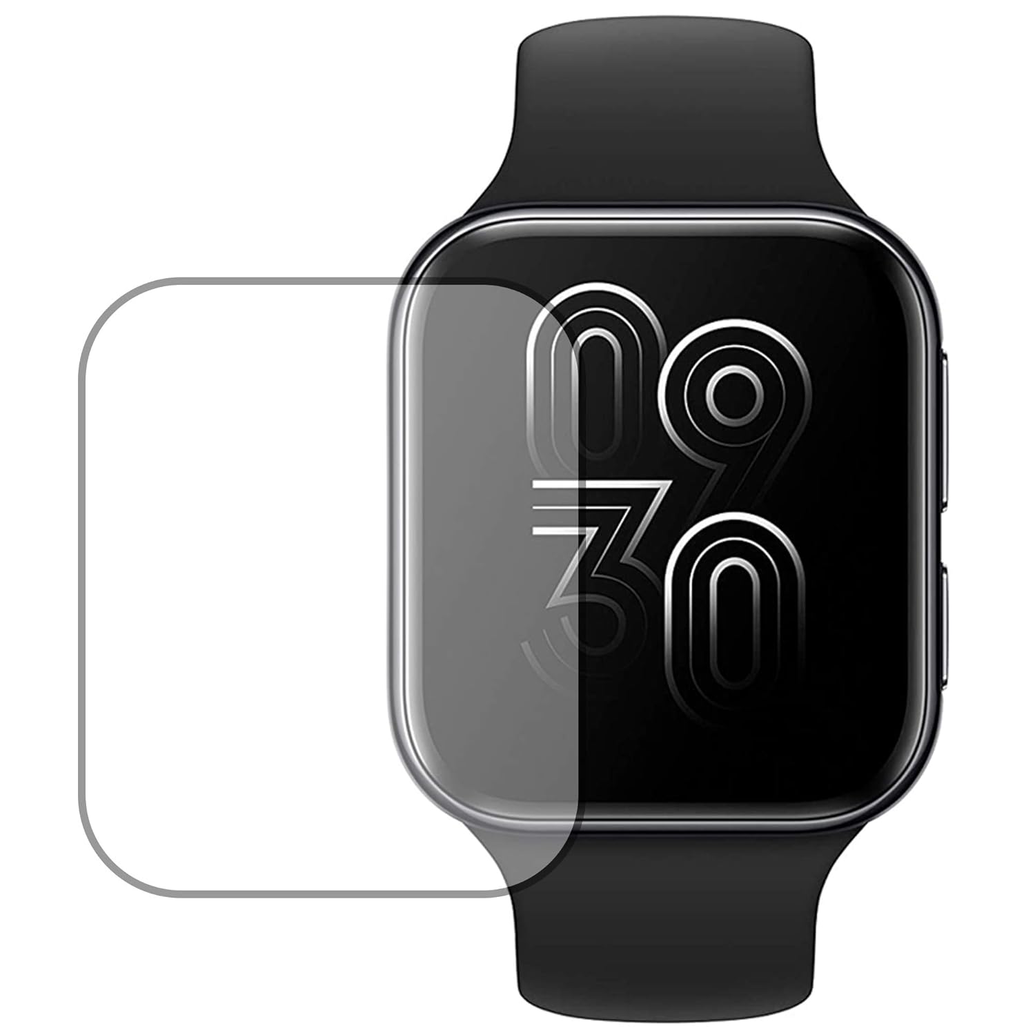 REDSTAMP Edge To Edge Full Screen Coverage Smartwatch Tempered Glass 9H