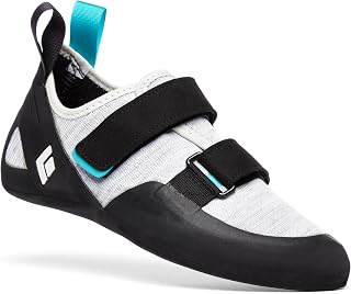 Black Diamond Women's Momentum Rock Climbing Shoes - Engineered Knit Upper, 4.3mm Rubber Outsole, All-Day Breathable Comfort