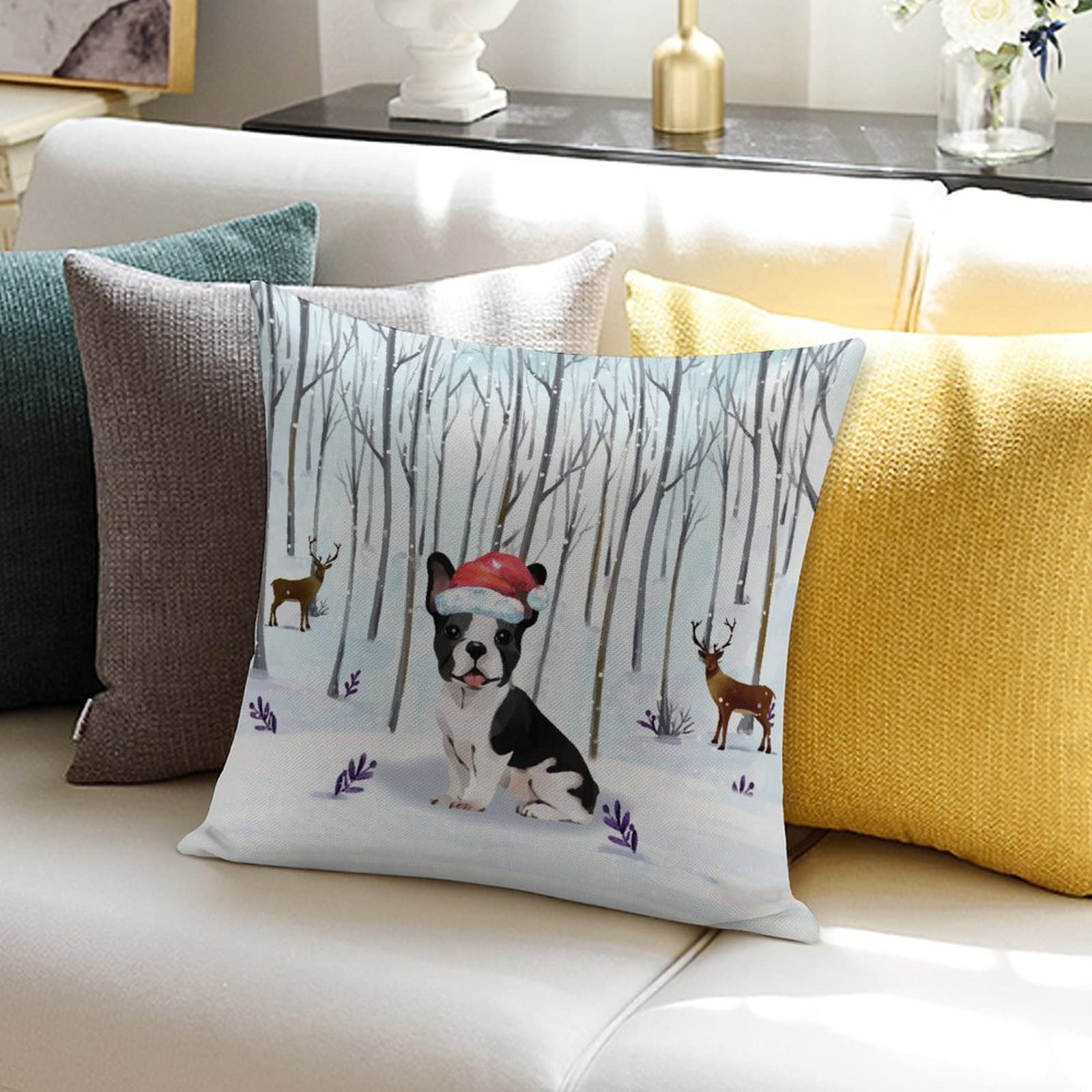 Mingnei Fundas De Almohada De 18 X 18 Pulgadas, Decoraciones