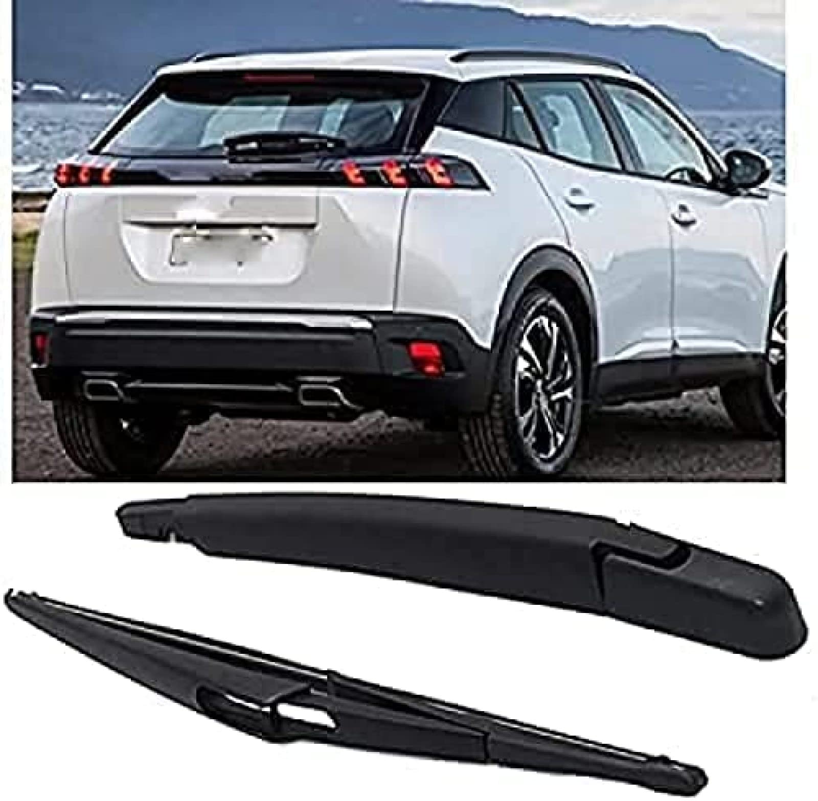 Kit 3 Limpiaparabrisas Para Peugeot 2008 2022 2023 2024 Negro | Meses Sin Interés