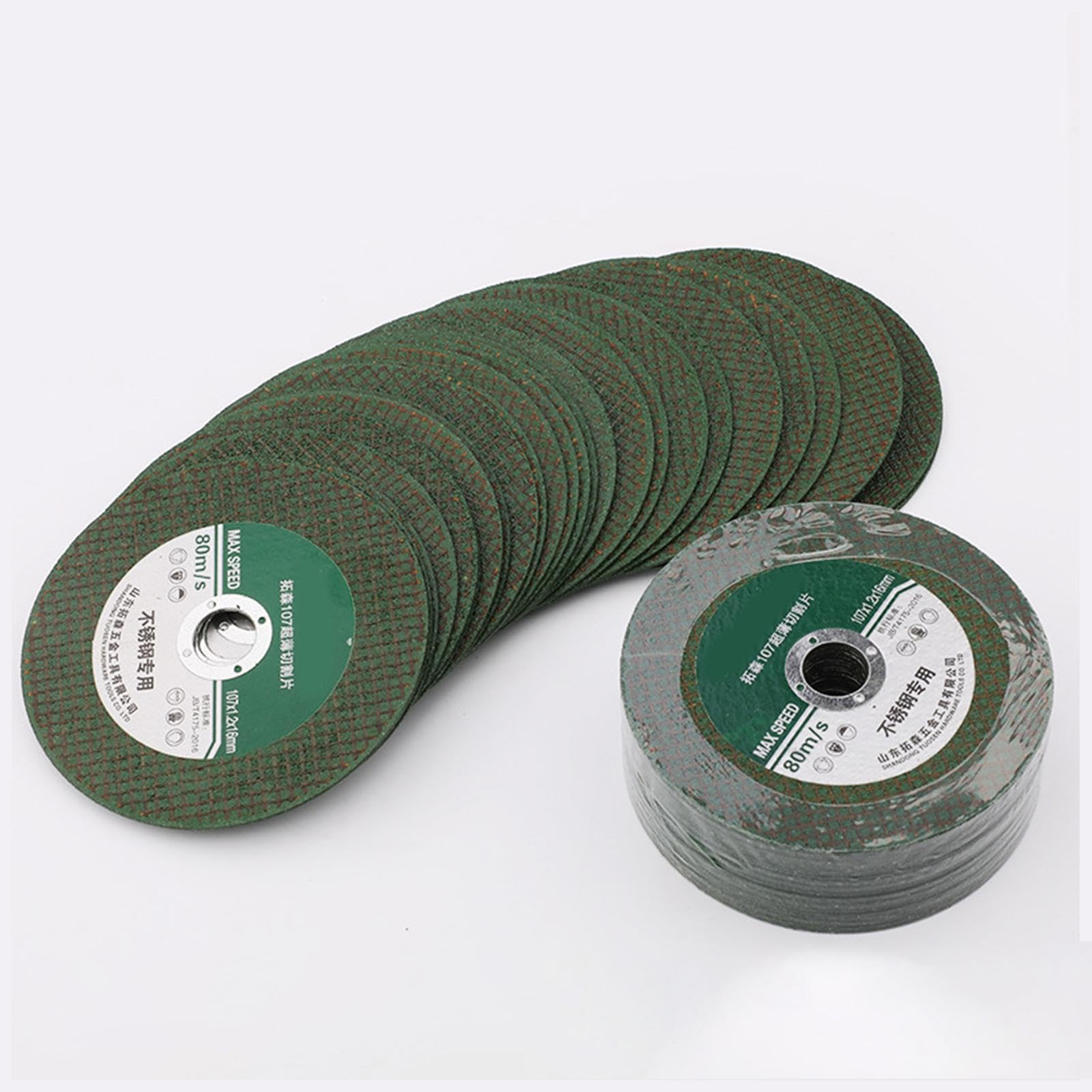 Disques à tronçonner pour meuleuse d'angle - Lot de 50 roues à tronçonner