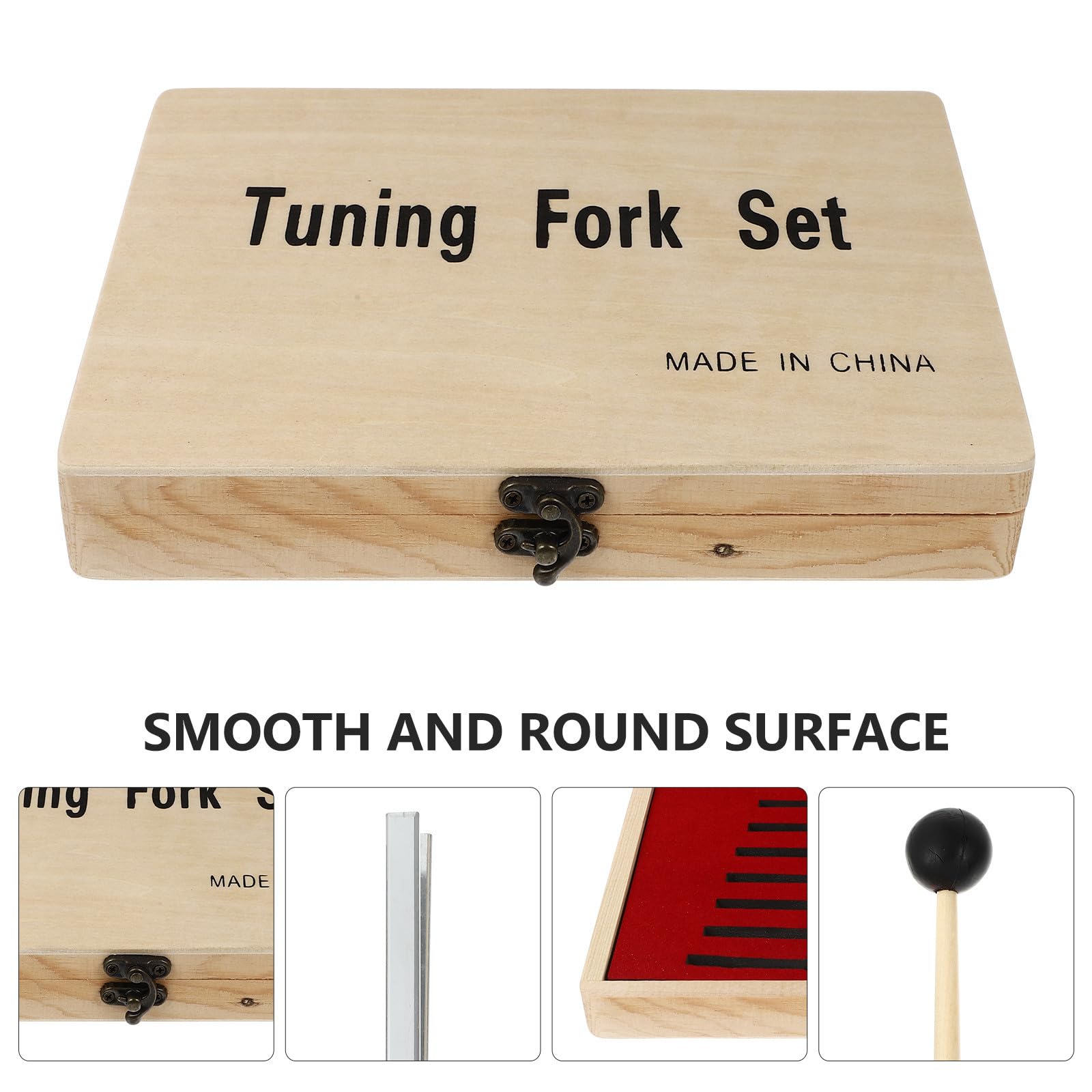 IMIKEYA Professionelle Stimmgabel aus Aluminium für Bratsche und Violine Robust Rostfrei Einfach zu Bedienen für Musikunterricht und Instrumentenstimmung