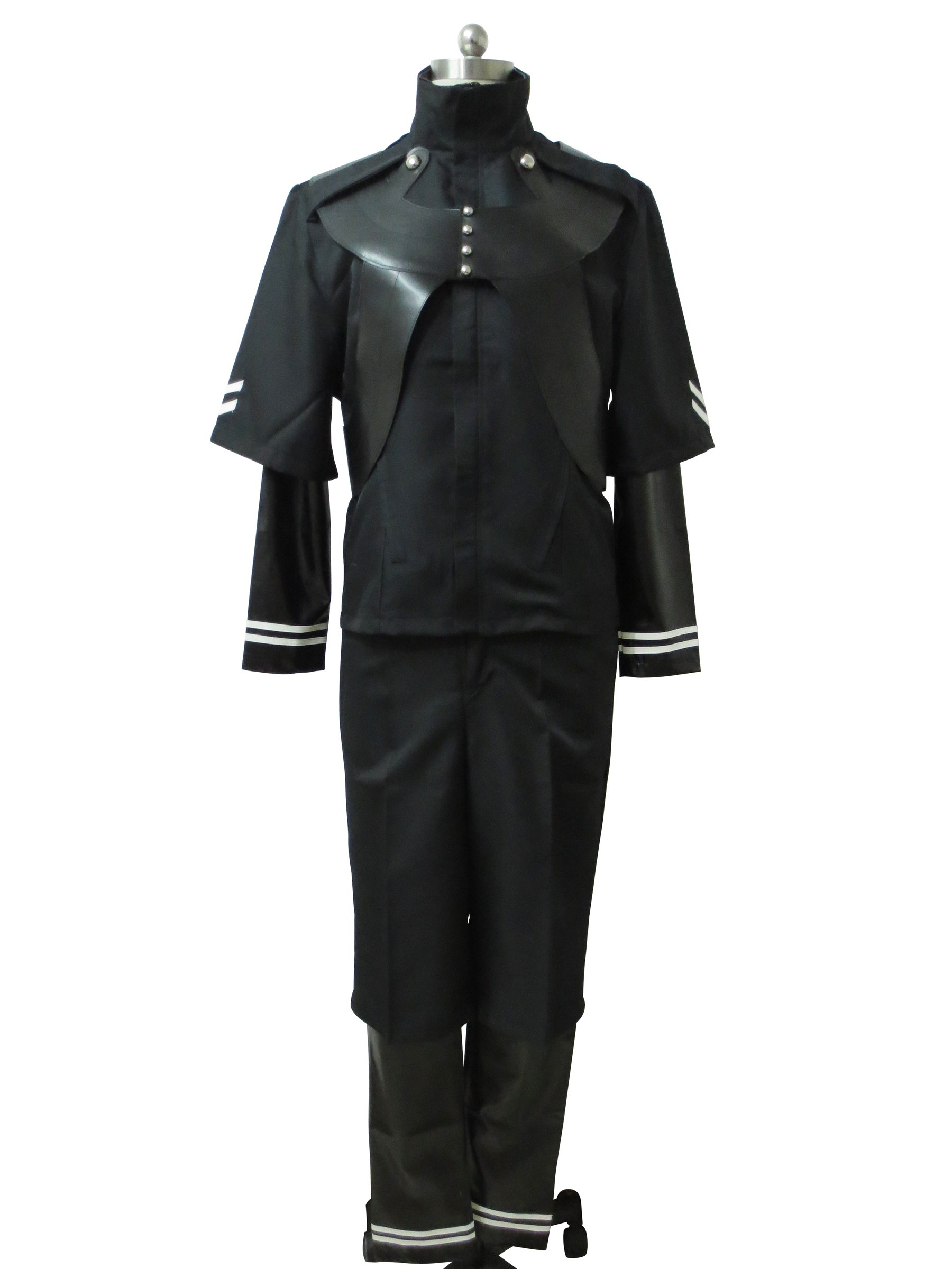 Ken Kaneki Post-Aogiri Anime Black Battle Suit Cosplay Costume