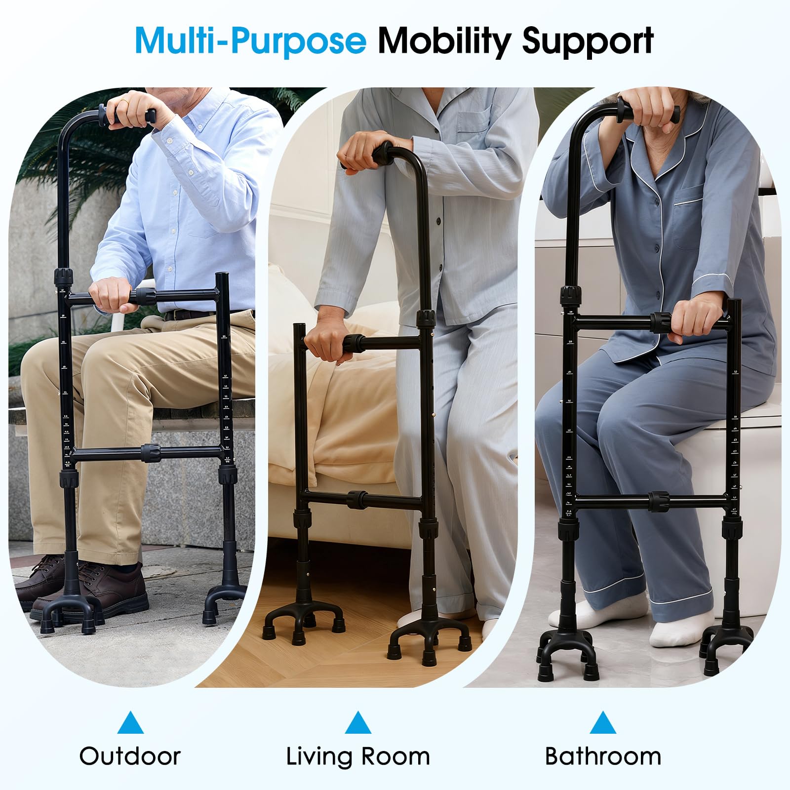 AMOVO Stair Climbing Assist Cane Adjustable Elderly Stair Lift Assist — Amazon image 8