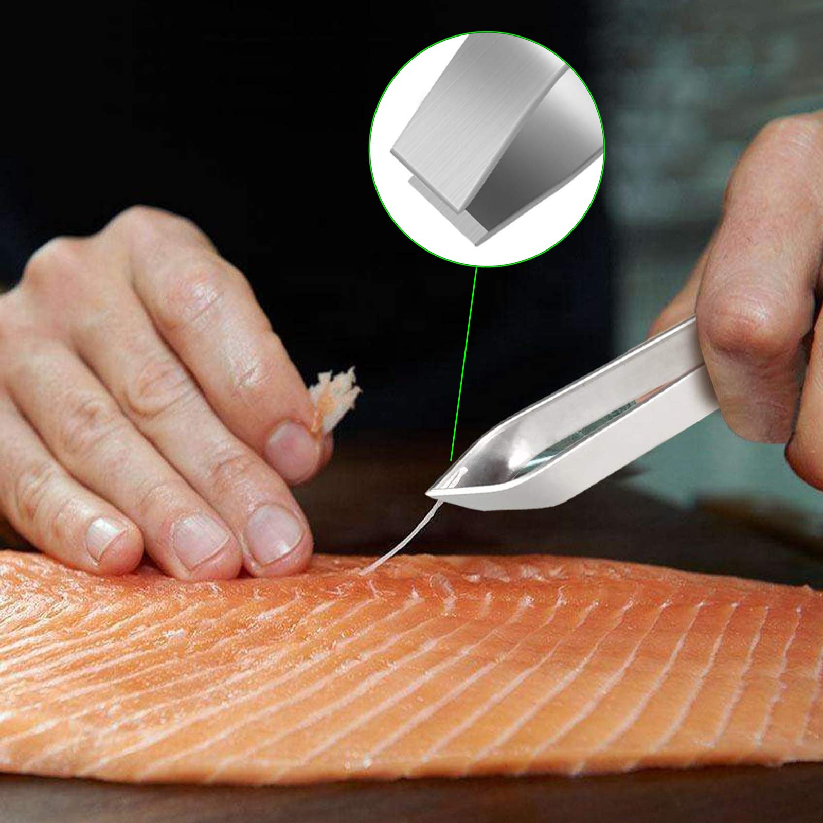 Pinze Per Lische Di Pesce In Acciaio Inox - 2 Pezzi, Ideali Per Rimuovere Ossa E Piume