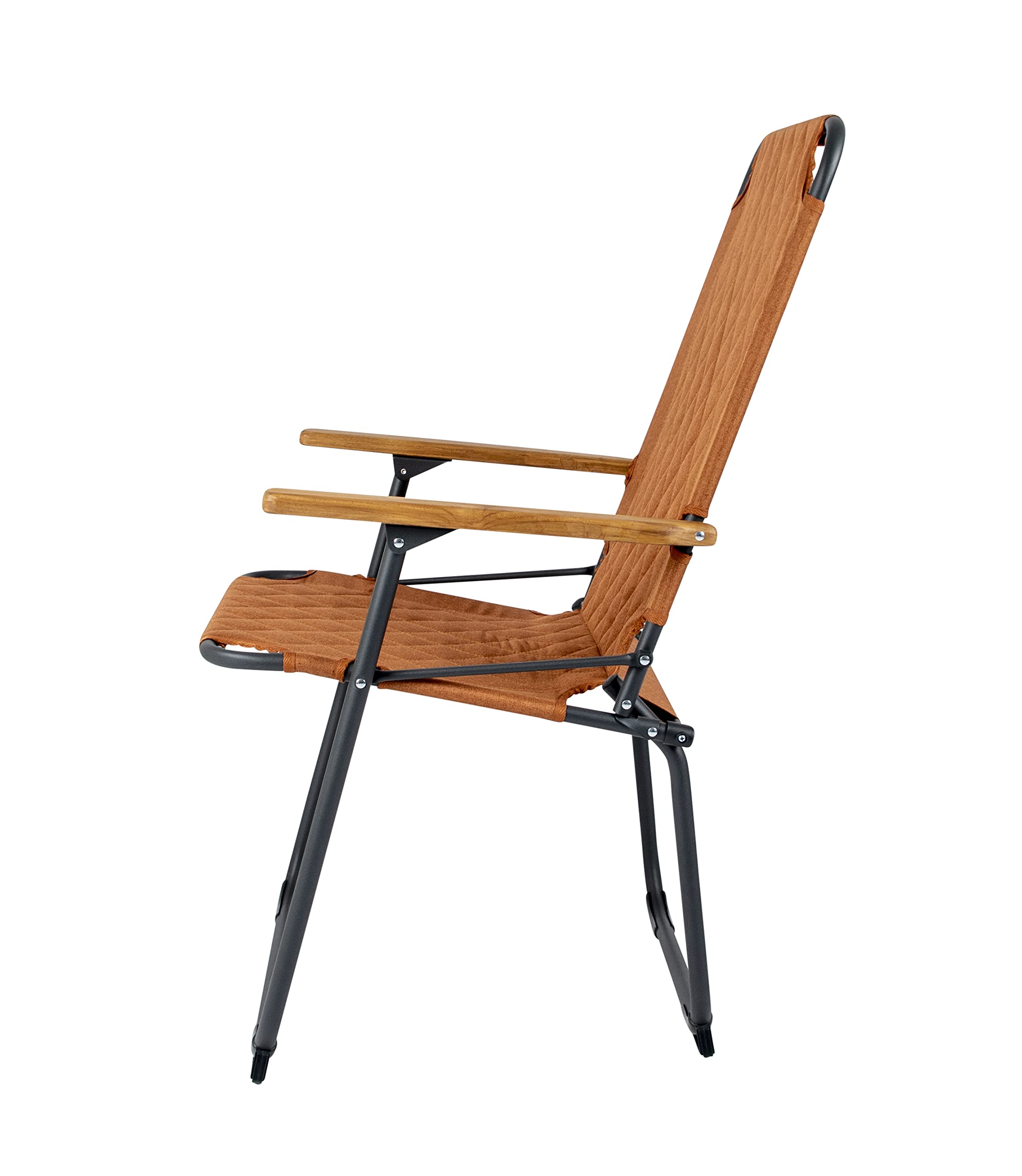 BO-CAMP BC IND Silla Jefferson XL arcilla per campeggiatori e outdoor, per comfort e praticità all’aperto