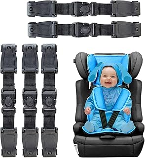 5PCS Fibbia Di Sicurezza Bambino,Clip Per Imbracatura Per Bambin,Sicura Cinture Seggiolino,Imbracatura Per Seggiolino,Fibbia Di Sicurezza Per Bambini,Clip Per Seggiolino Auto