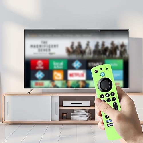 Miniatura 3 de Funda para mando a distancia compatible con ToshibaInsigniaOmni2 Series4 Series TV Voice Remote, CT-RC1US-21 NS-RCFNA-21 CT95018 Funda de silicona