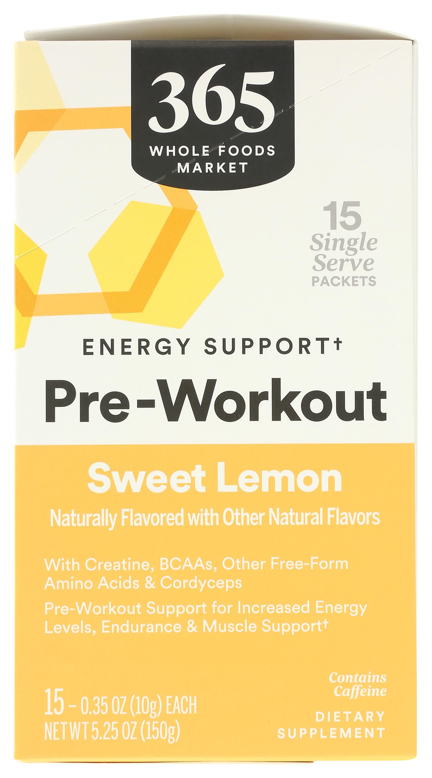 365 by Whole Foods Market Pre-Workout Energy Support, Sweet Lemon