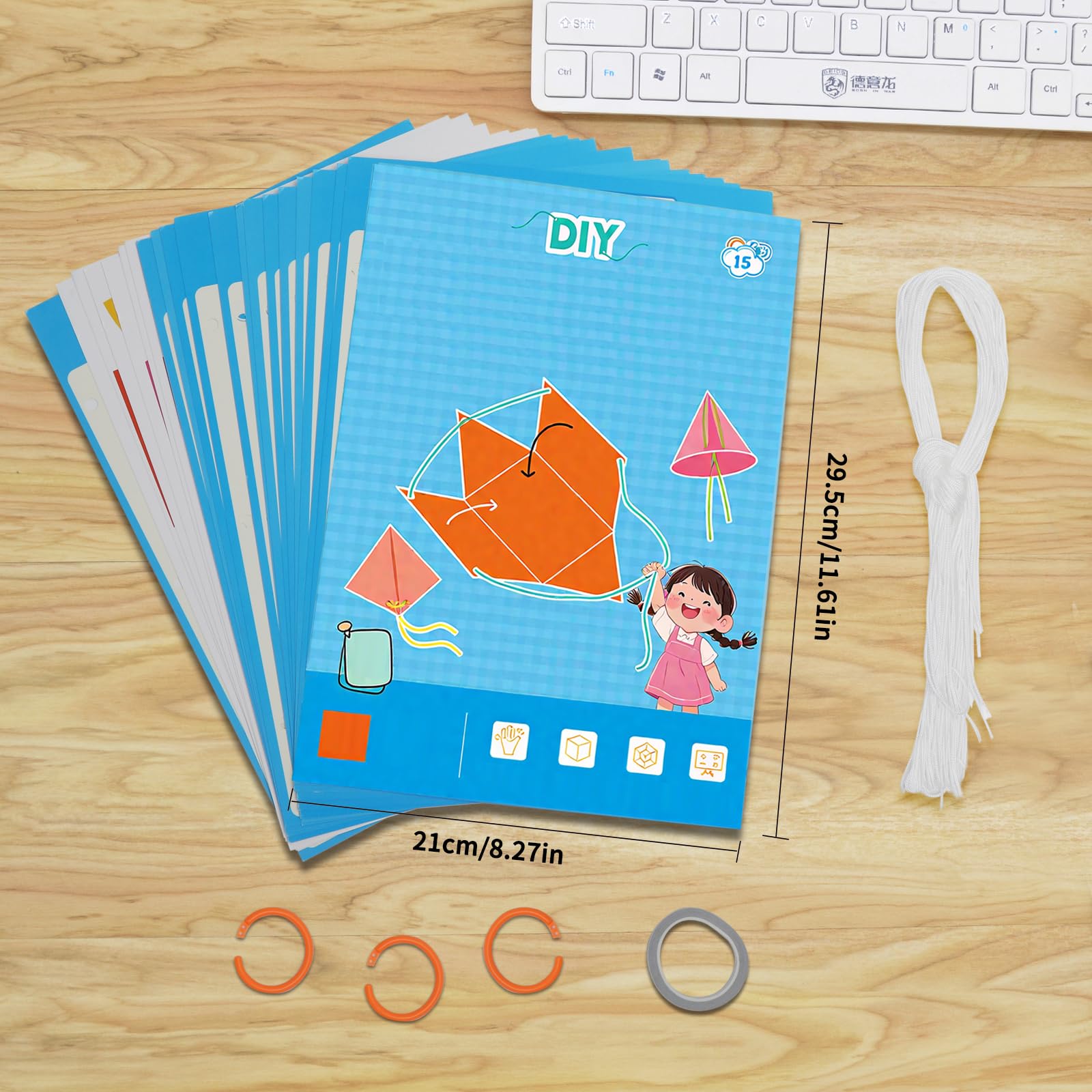 Interactive Math Learning Book For Kids Koyoata Pull String 3d Geometry ...