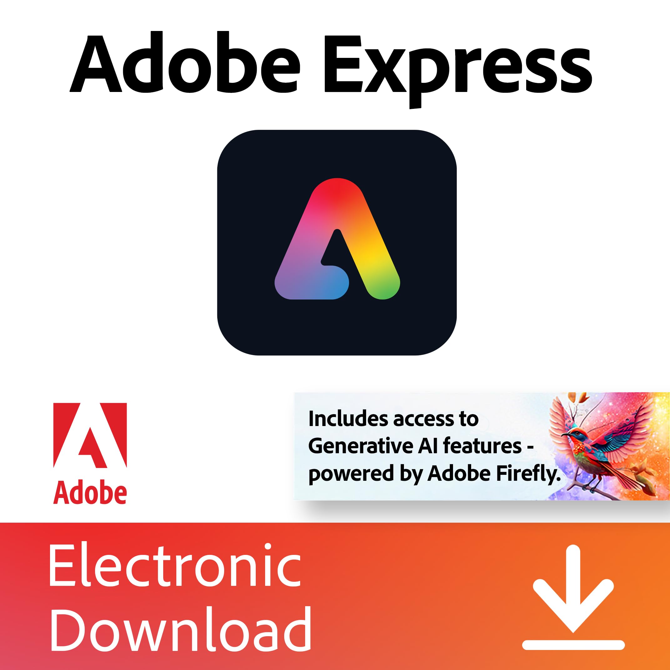 Adobe Express Premium|1 Year|Web, Android, iOS|100GB Storage|Digital Download
