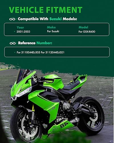 Miniatura 2 de SCITOO Estator de bobina de Magneto con rectificador de voltaje 2001-2003 para Suzuki GSX-R600 31100-MEL-305,31120-MEL-D21