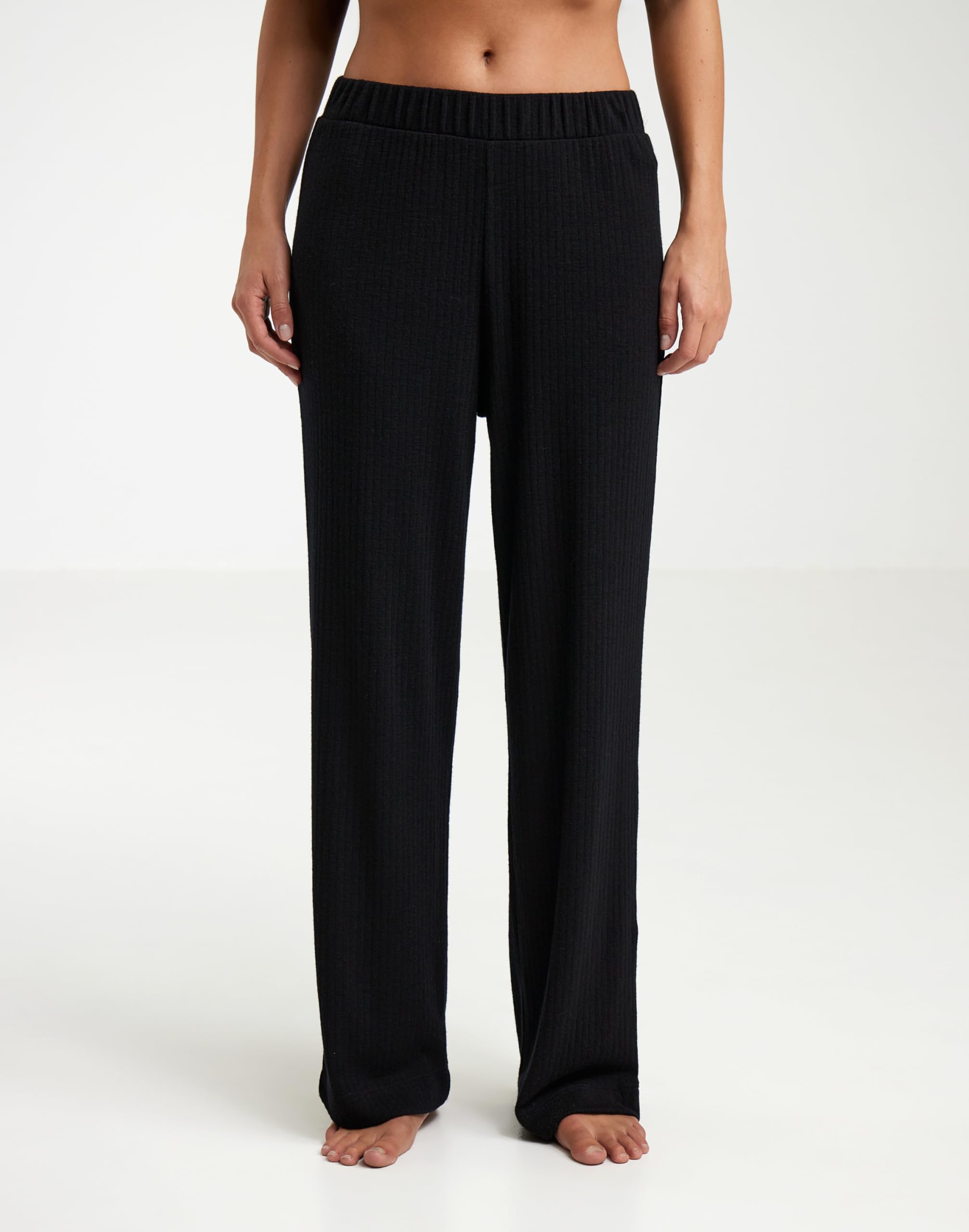 DILLING Damenhose aus Merinowolle mit weitem Bein