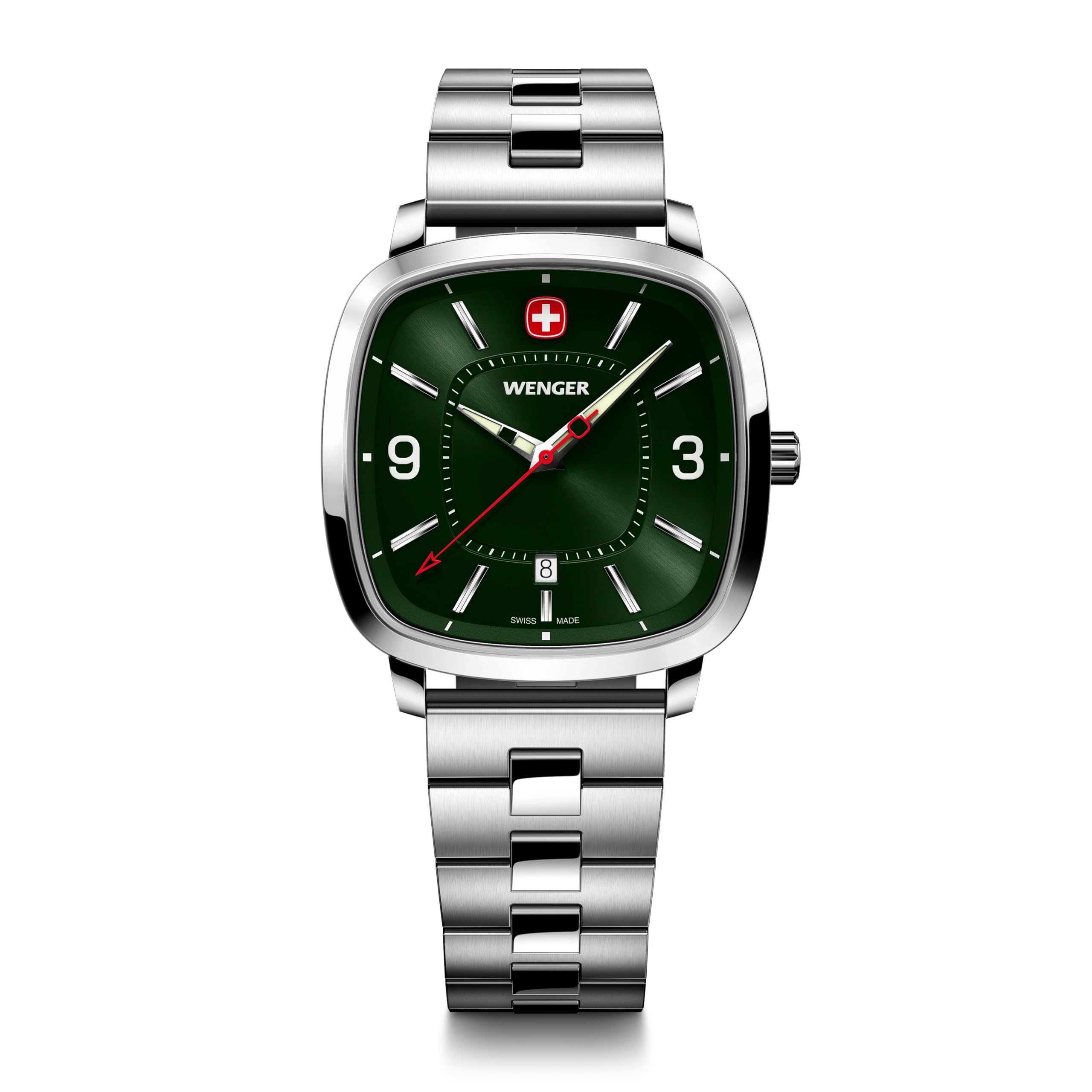 Amazon | WENGER(ウェンガー) 腕時計 VINTAGE SPORT グリーン 01.1921