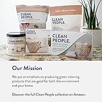 Vista 6 de The Clean People Hojas de detergente para ropa sin fragancia, jabón de lavandería, ultra concentrado, embalaje reciclable, combate las manchas, sin