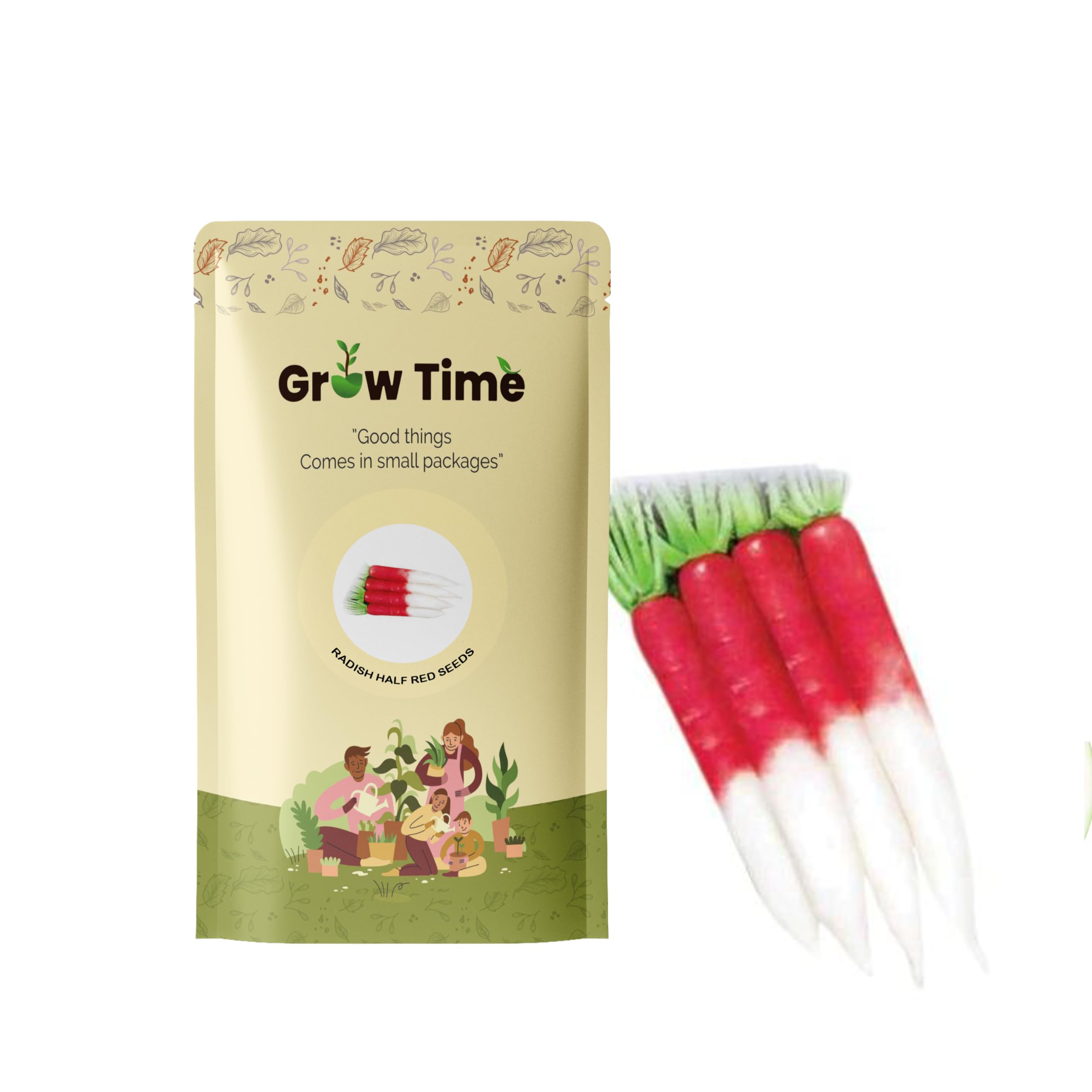 Growtime Radish Half Red Vegetable Seeds, Vegetable Seeds for Home Gardening, Vegetable Planting Seeds for Kitchen, Radish Half Red Seeds (Pack of 10g) (B0CSX9S2P4) Amazon Price History, Amazon Price Tracker