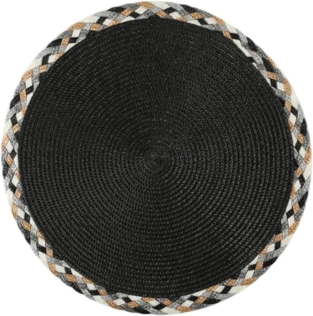 1/4pcs Placemat Heat Resistant Non-Slip Placemats for Dining Table Washable Durable Polypropylene Woven Place Mat(1PCS)