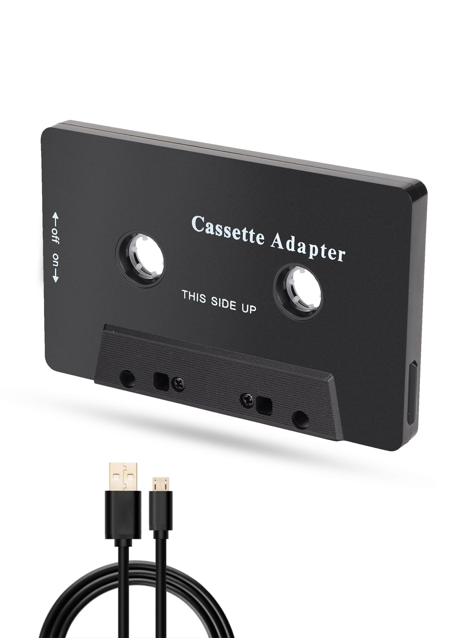 Bewinner Bluetooth Kassette Auto mit Rauschunterdrückung, Stereo, High Fidelity, Multifunktional, Kompatibel, Tape-Aux-Receiver für Auto Tablets mit Langer Spielzeit